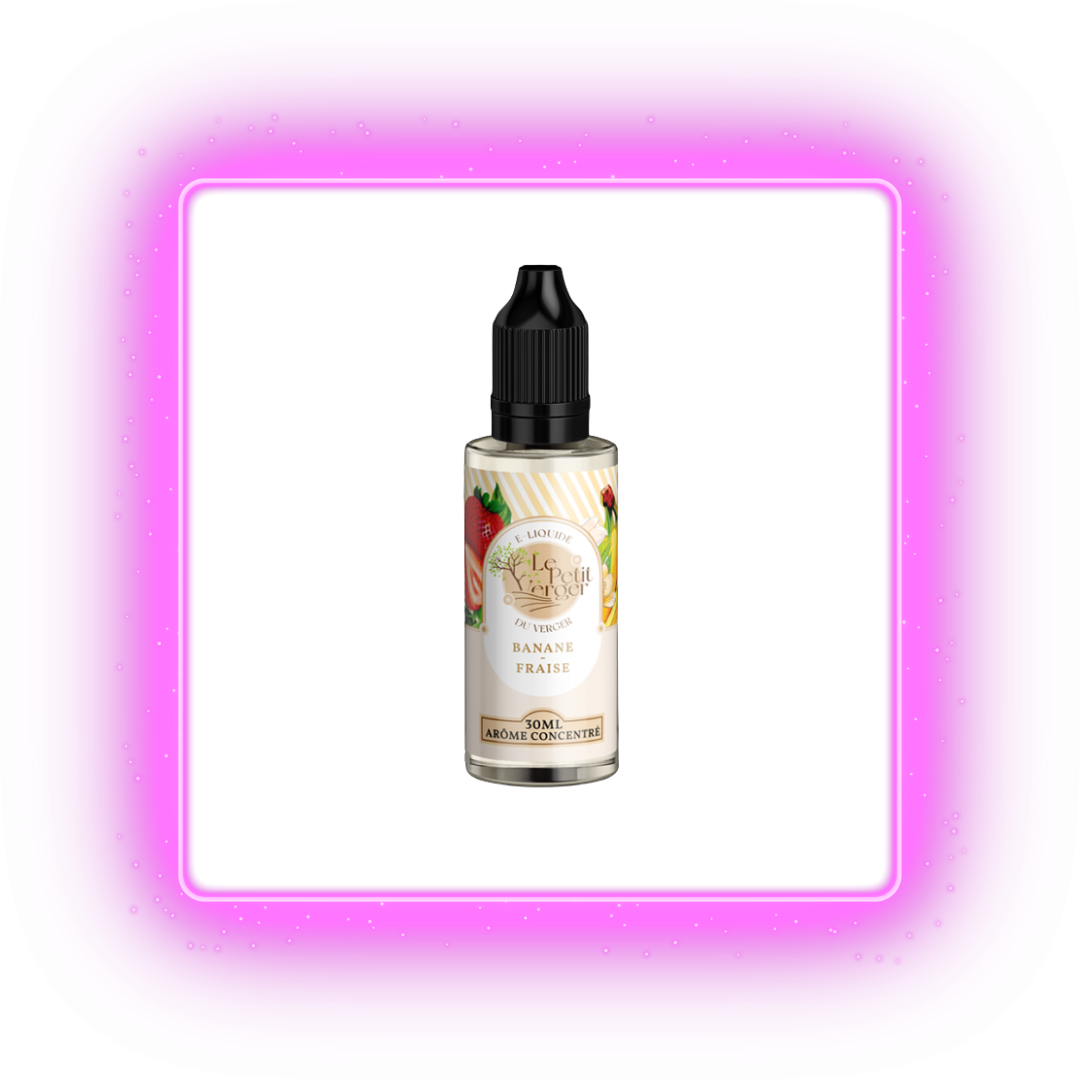 Concentré Banane Fraise - Le Petit Verger - 30ml