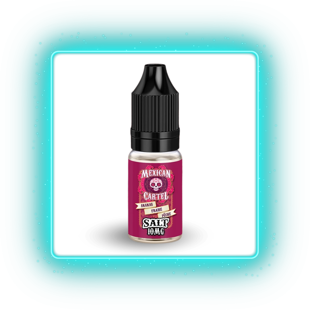 Ananas Fraise Pêche (Sels de Nicotine) - Mexican Cartel - 10ml