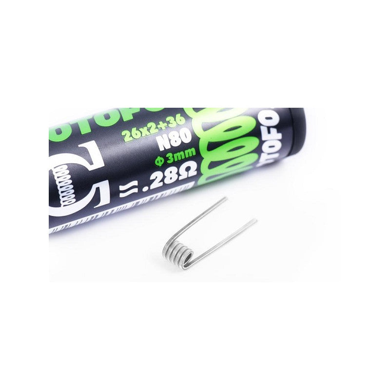 Pack 10 coils Dual Core Fused NI80 0.28ohm - Wotofo