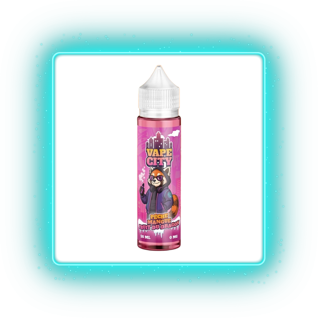 Pêche Mangue Fruit du Dragon - Vape City - 50ml