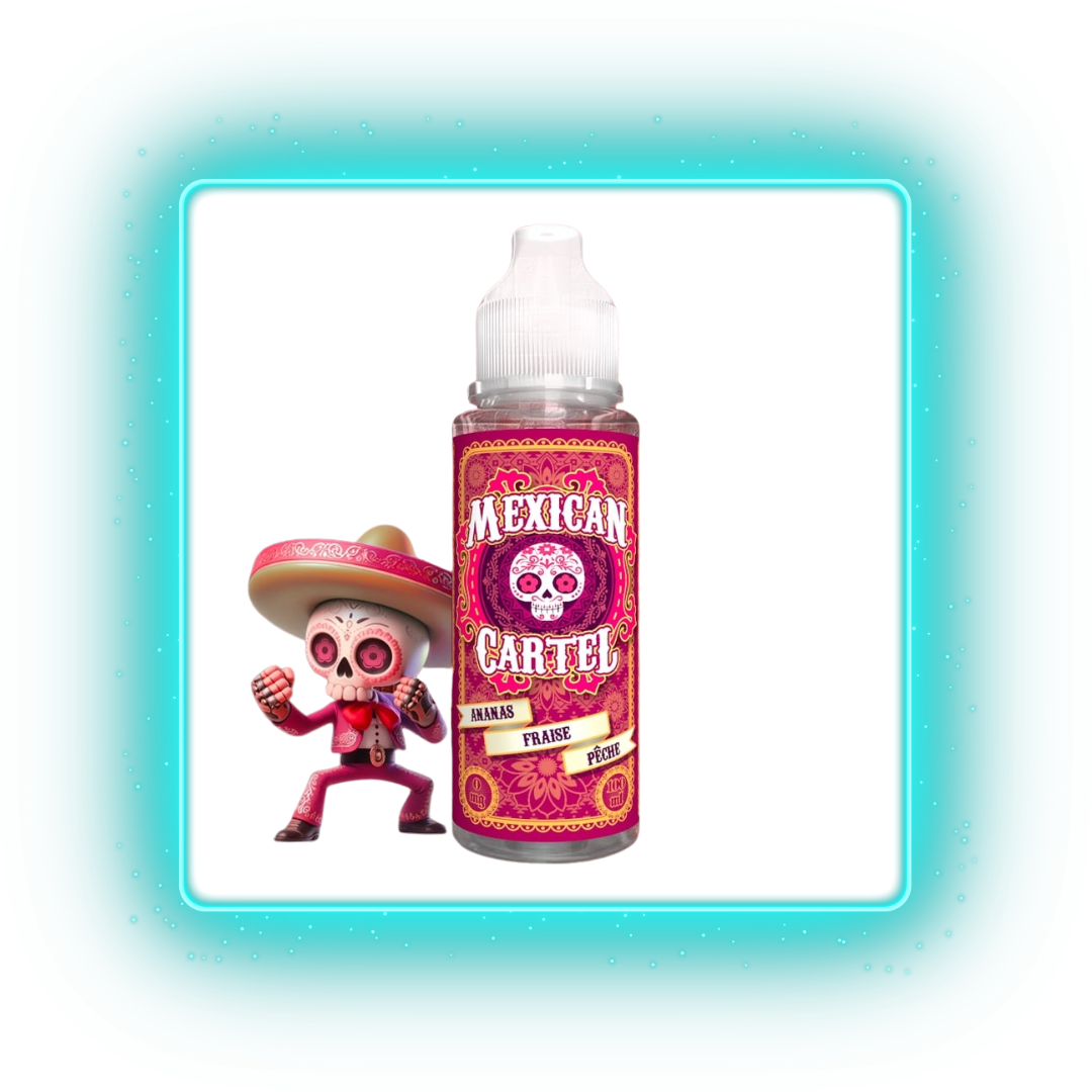 Ananas Fraise Pêche - Mexican Cartel - 100ml