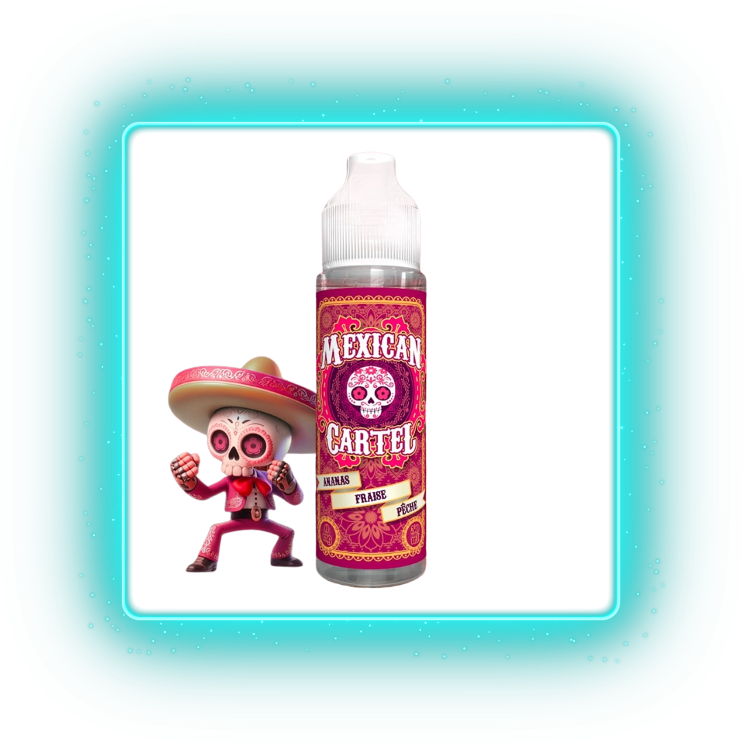 Ananas Fraise Pêche - Mexican Cartel - 50ml