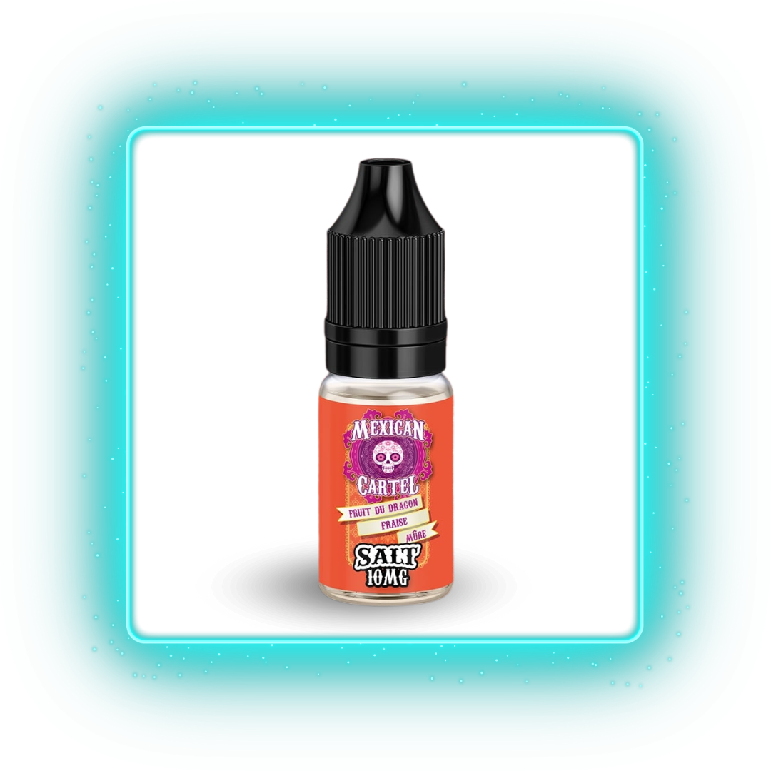 Fruit du Dragon Fraise Mûre (Sels de nicotine) - Mexican Cartel - 10ml