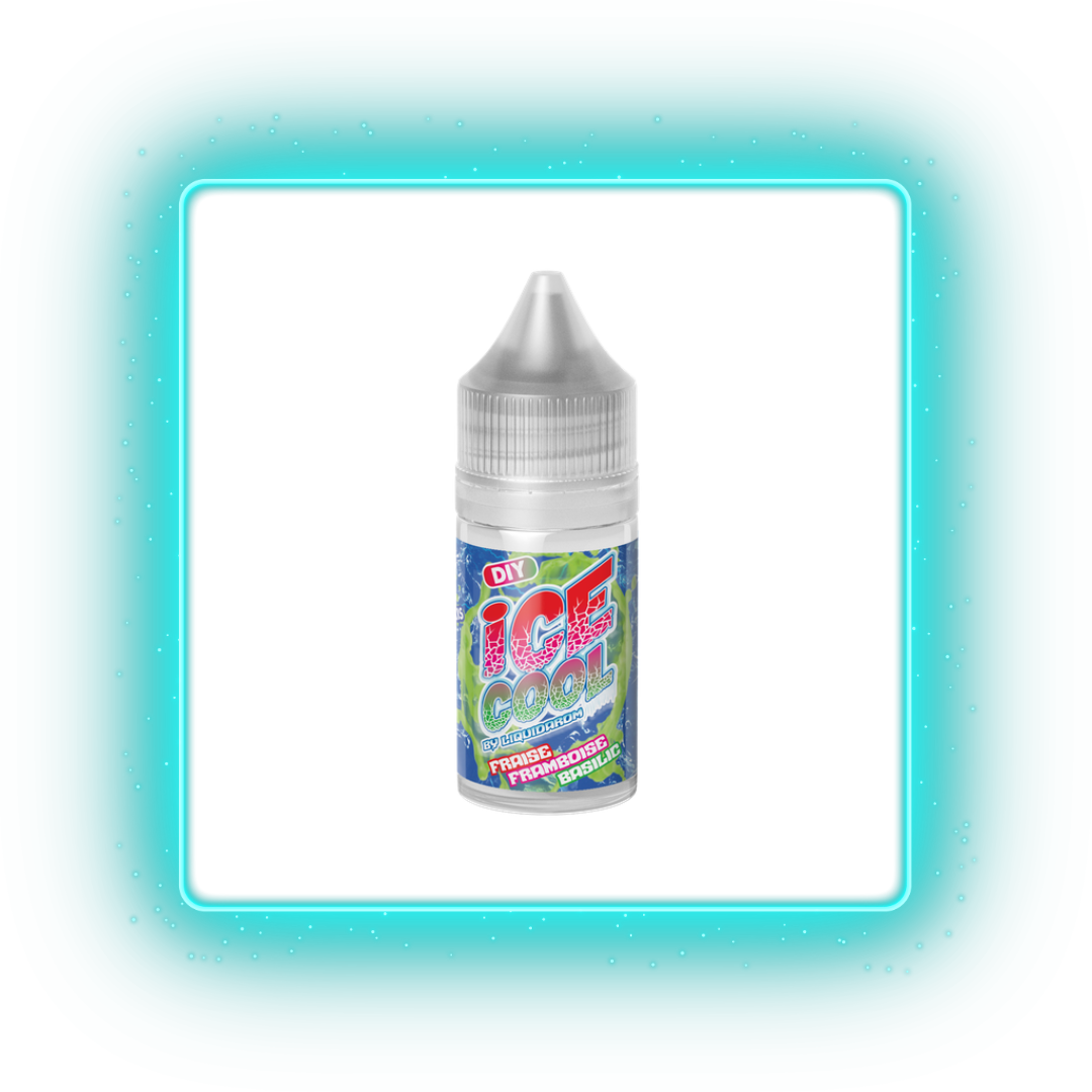 Concentré Fraise Framboise Basilic - Ice Cool - 30ml