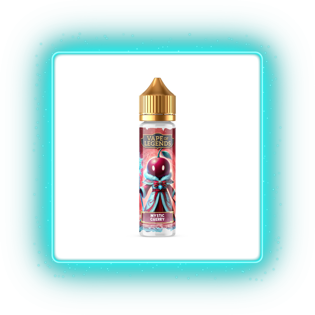 Mystic Cherry - E-liquide 50ml Cerise Framboise Frais | Vape of Legends Mystic Cherry - E-liquide 50ml Cerise Framboise Frais | Vape of Legends