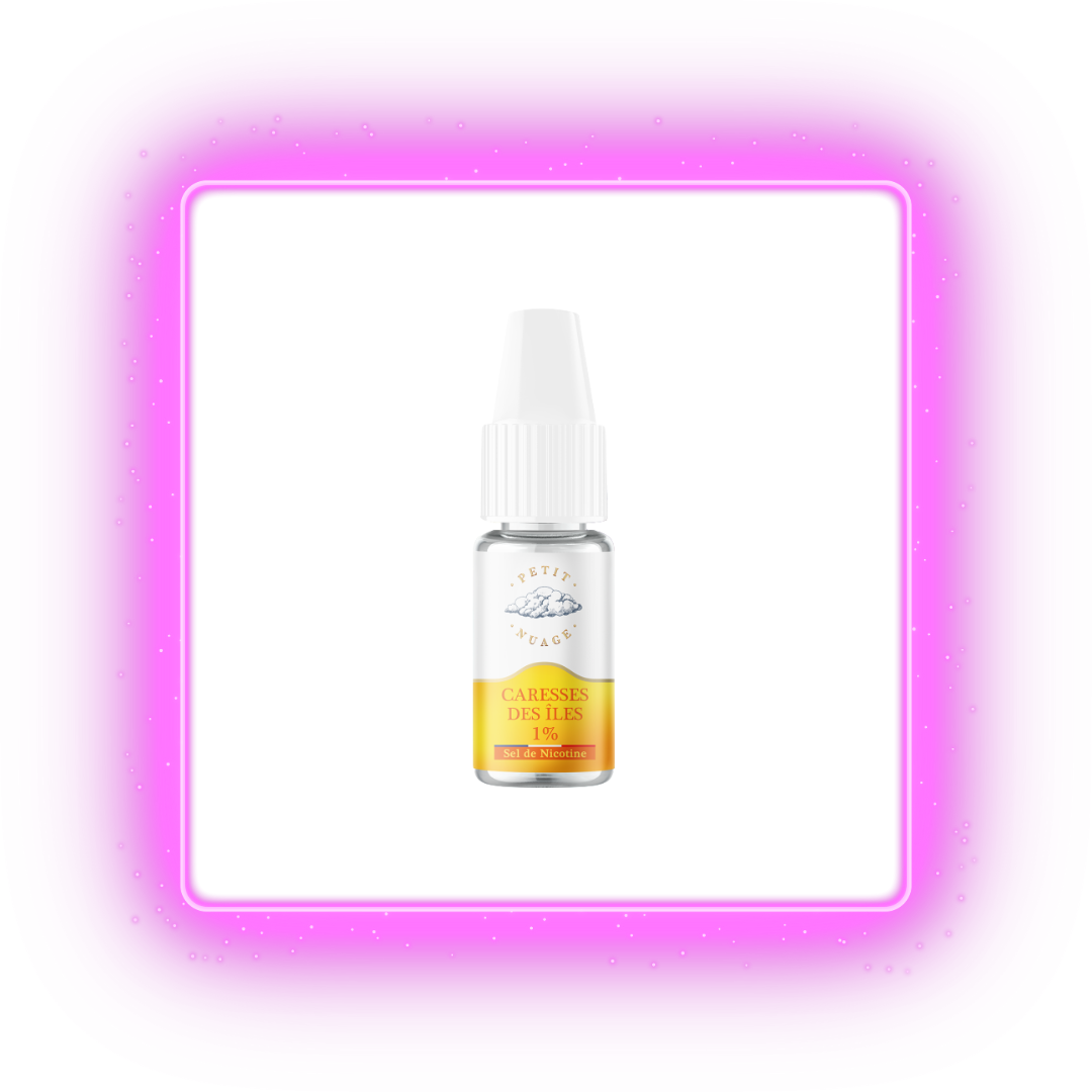 Caresses des îles (Sel de Nicotine) - Petit Nuage - 10ml