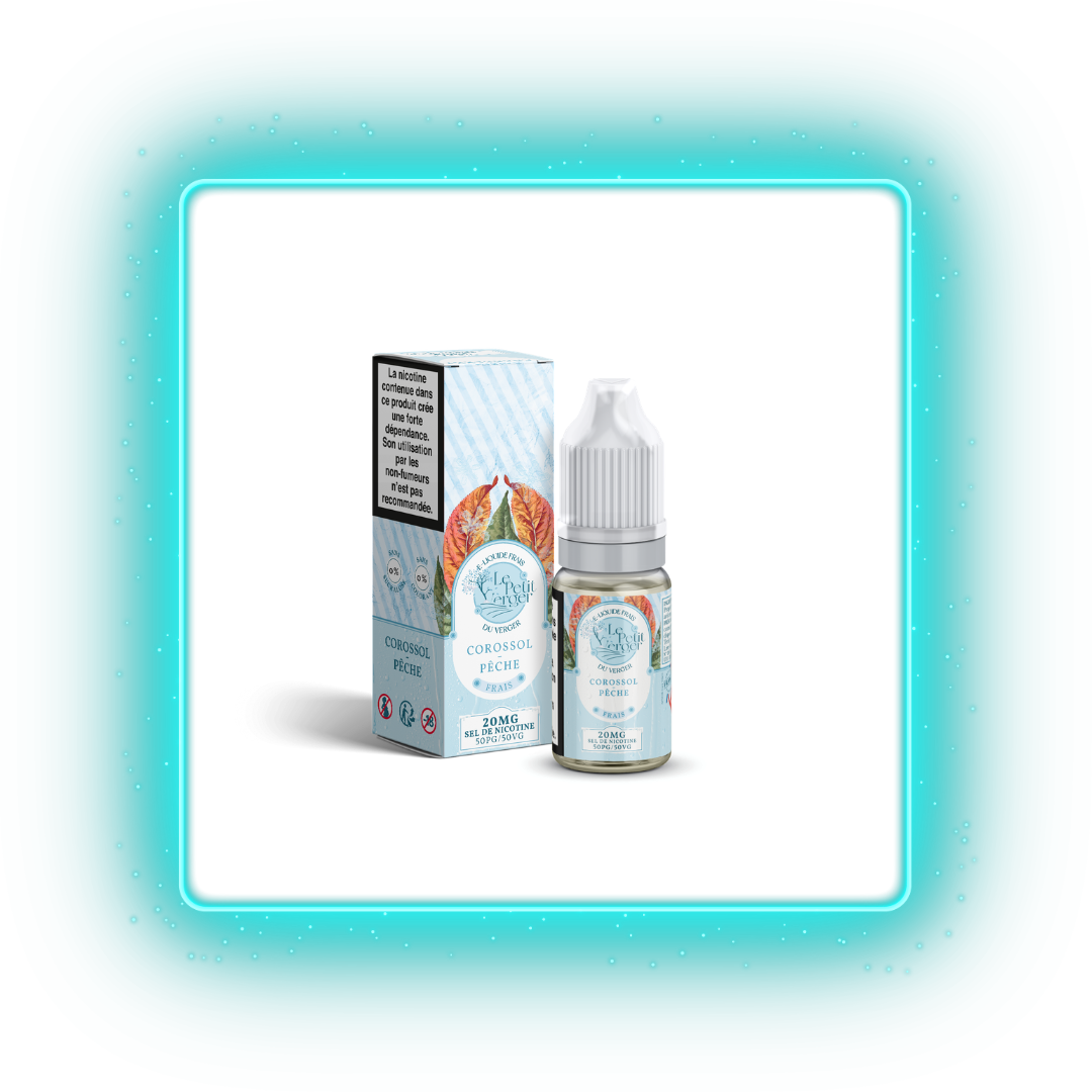 Corossol Pêche Frais (Sels de Nicotine) - Le Petit Verger Frais - 10ml