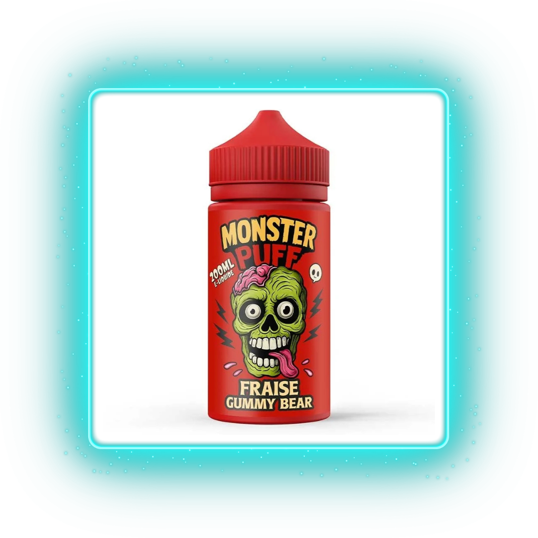Fraise Gummy Bear  - Monster Puff - 200ml