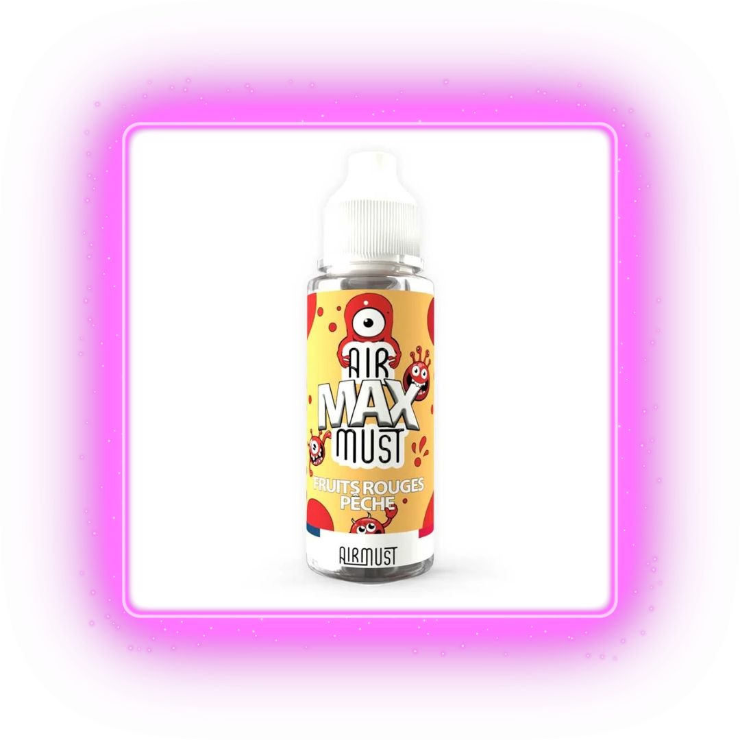Fruits Rouges Pêche - Airmust Max - 100ml