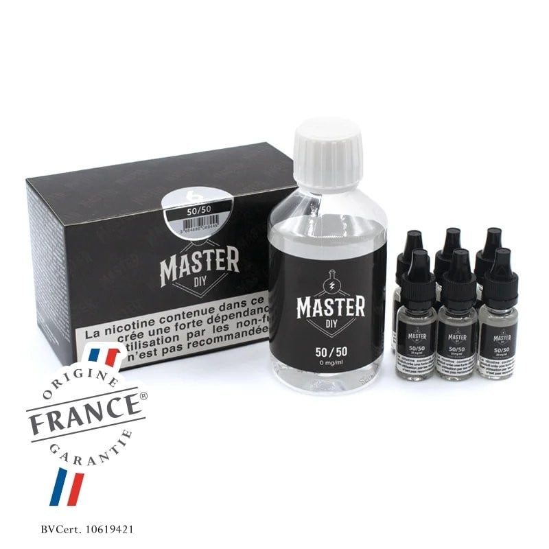 Pack Base 50/50 - Master DIY - 200ml
