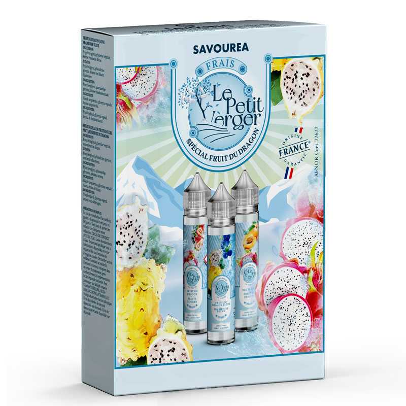 Pack Spécial Fruit du Dragon Frais - Le Petit Verger Frais - 3x50ml